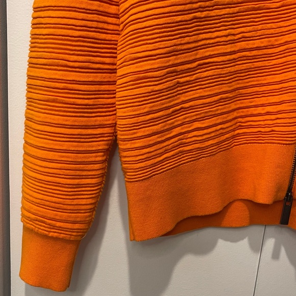 NWT COS Orange Zip Up Jacket - Picture 12 of 15